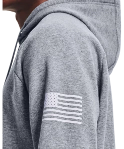 'Under Armour' Men's Freedom Fleece Hoodie - Steel Medium Heather
