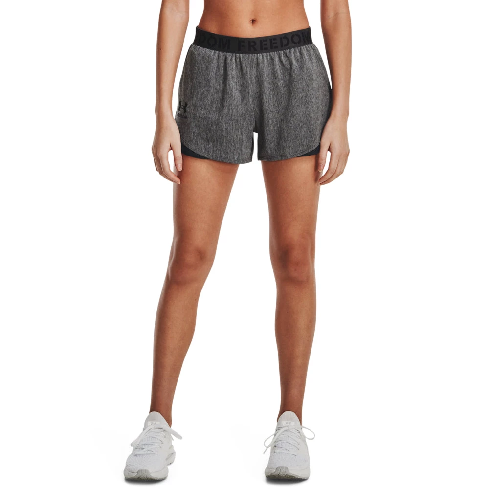 'Under Armour' Women's Freedom Playup Shorts - Jet Grey 4 'Under Armour' Women's Freedom Playup Shorts - Jet Grey