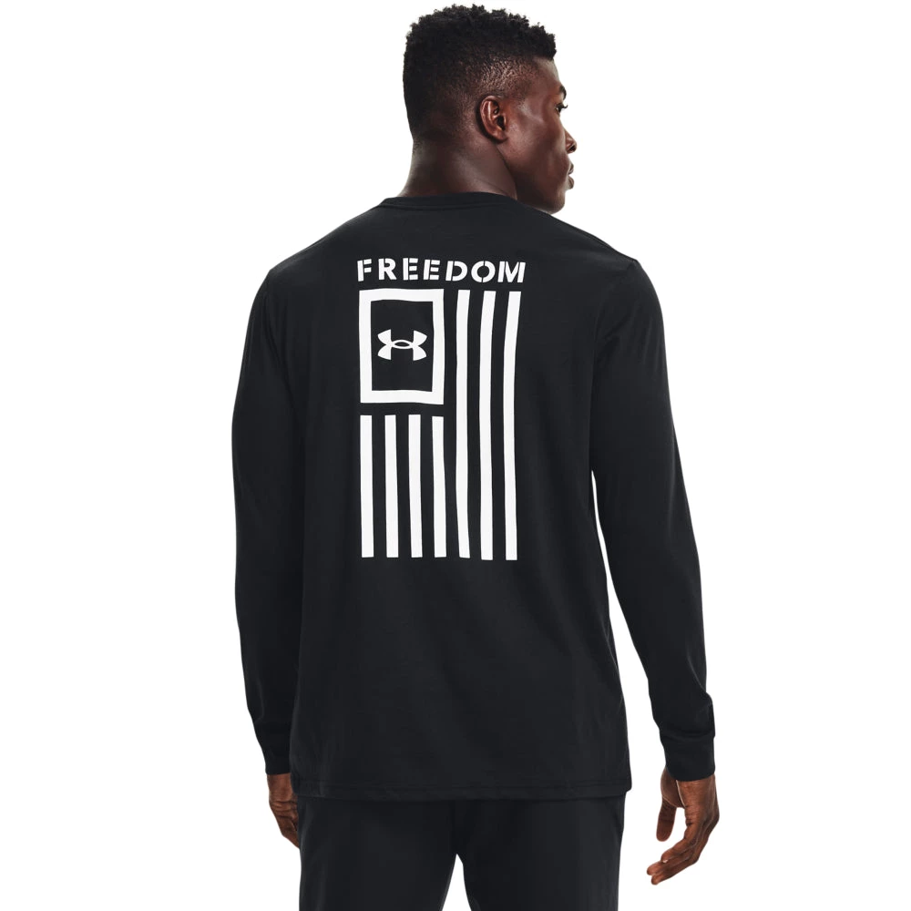 'Under Armour' Men's Freedom Flag T-Shirt - Black 3 'Under Armour' Men's Freedom Flag T-Shirt - Black