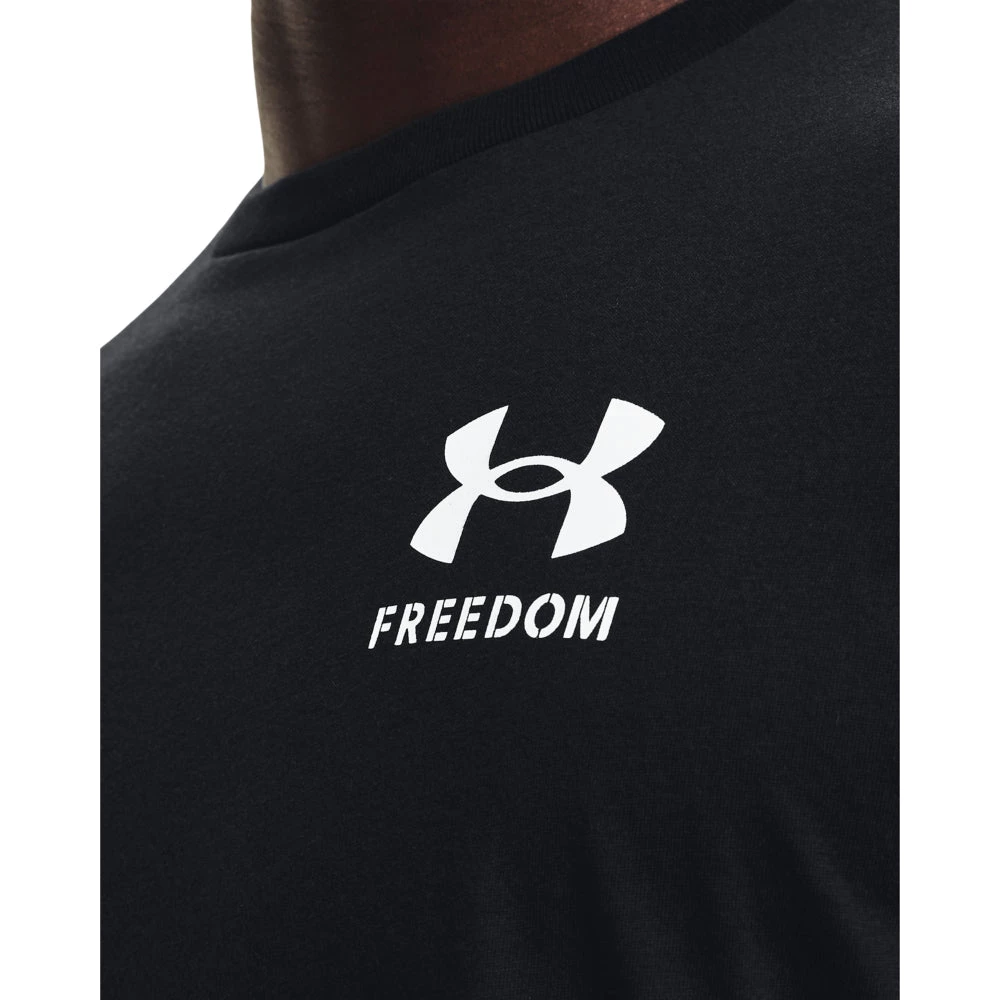'Under Armour' Men's Freedom Flag T-Shirt - Black 4 'Under Armour' Men's Freedom Flag T-Shirt - Black