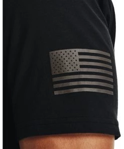 'Under Armour' Women's Freedom Flag T-Shirt - Black
