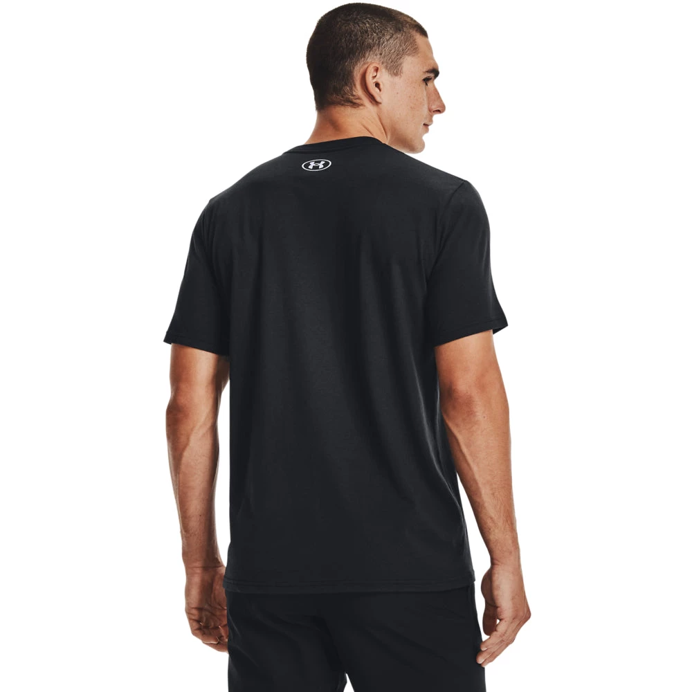 'Under Armour' Men's New Freedom BFL T-Shirt - Black / White 4 'Under Armour' Men's New Freedom BFL T-Shirt - Black / White