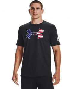 'Under Armour' Men's New Freedom BFL T-Shirt - Black / White