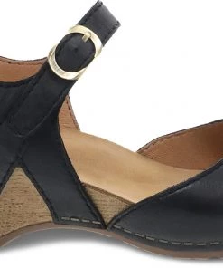 'Dansko' Women's Tiffani - Black Milled Burnished