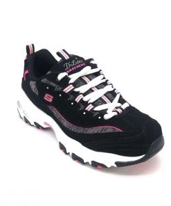 'Skechers' Women's D'Lites Me Time - Black / Hot Pink 9 'Skechers' Women's D'Lites Me Time - Black / Hot Pink