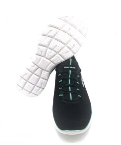 'Skechers' Women's Summits-Cool Classic - Black / Turquoise 7 'Skechers' Women's Summits-Cool Classic - Black / Turquoise