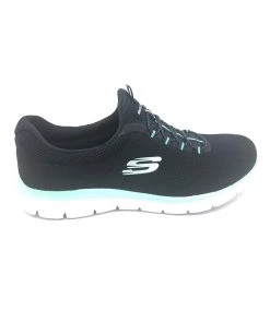 'Skechers' Women's Summits-Cool Classic - Black / Turquoise