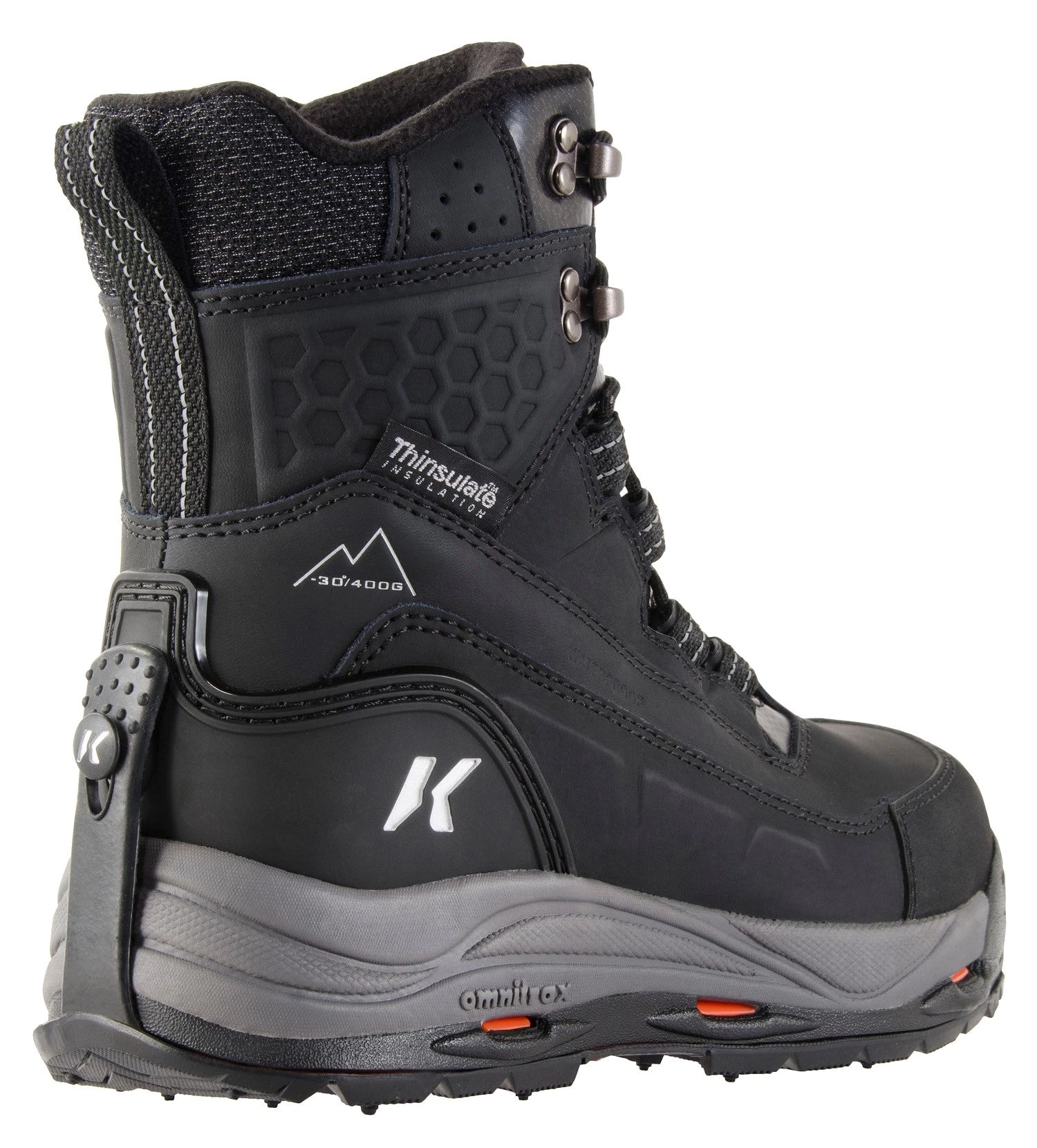 KORKER'S PRODUCTS, LLC Men Snowmageddon Boot With SnowTrac / IceTrac Soles - Black 4 KORKER'S PRODUCTS, LLC Men Snowmageddon Boot With SnowTrac / IceTrac Soles - Black