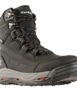 KORKER'S PRODUCTS, LLC Men Snowmageddon Boot With SnowTrac / IceTrac Soles - Black