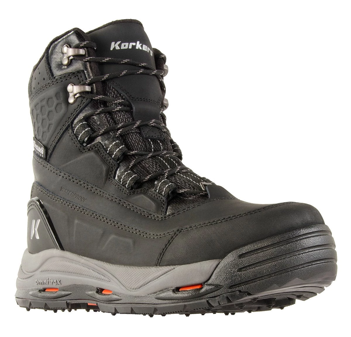 KORKER'S PRODUCTS, LLC Men Snowmageddon Boot With SnowTrac / IceTrac Soles - Black 3 KORKER'S PRODUCTS, LLC Men Snowmageddon Boot With SnowTrac / IceTrac Soles - Black