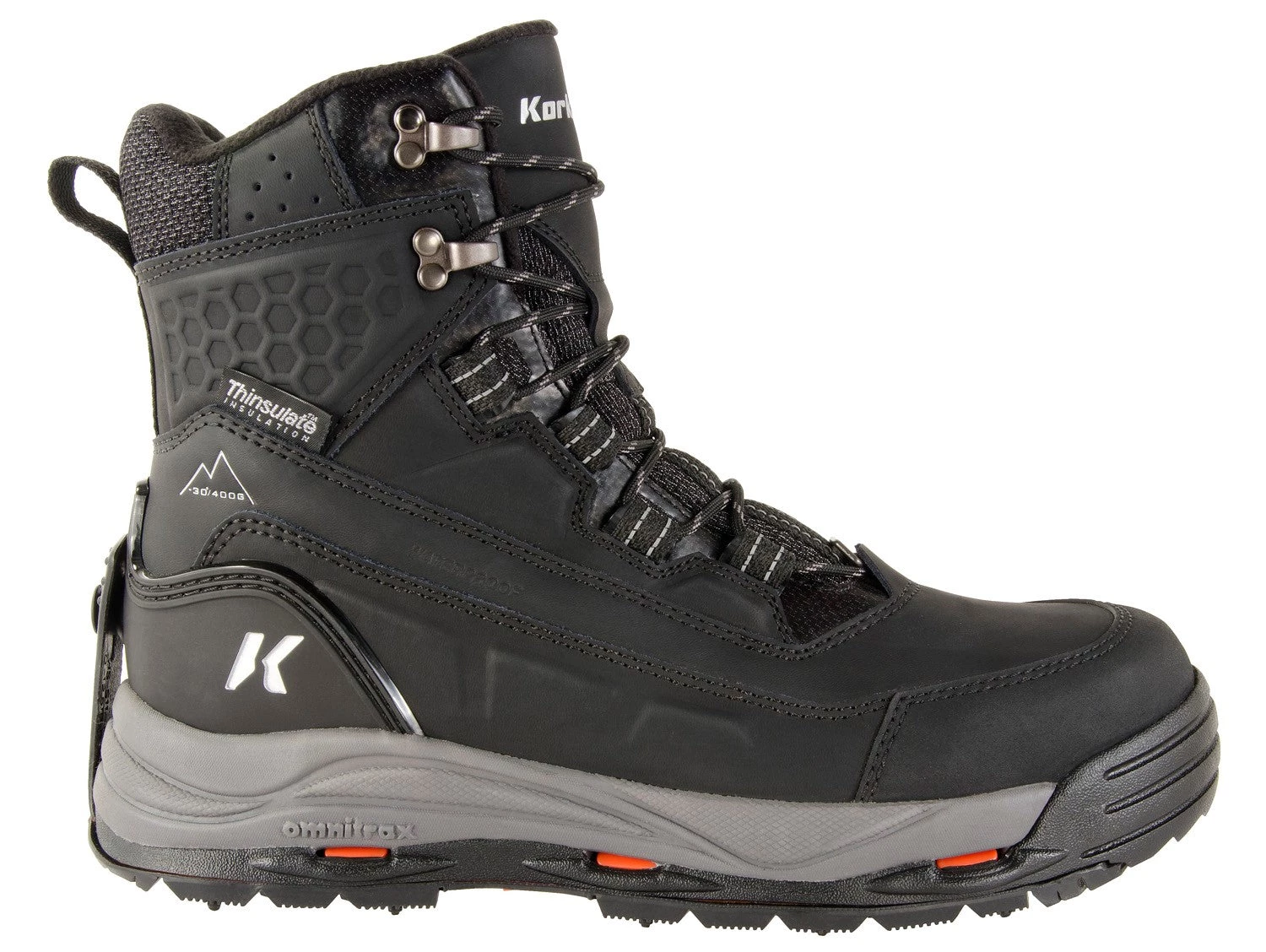 KORKER'S PRODUCTS, LLC Men Snowmageddon Boot With SnowTrac / IceTrac Soles - Black 6 KORKER'S PRODUCTS, LLC Men Snowmageddon Boot With SnowTrac / IceTrac Soles - Black