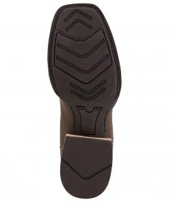 'Ariat' Men's Tombstone Western Square Toe - Distressed Brown / Orange 11 'Ariat' Men's Tombstone Western Square Toe - Distressed Brown / Orange