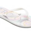 'Roxy' Women's Tahiti VII Sandal - White / Pink / Multi 1 'Roxy' Women's Tahiti VII Sandal - White / Pink / Multi