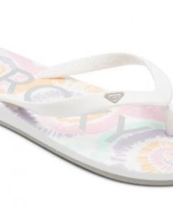 'Roxy' Women's Tahiti VII Sandal - White / Pink / Multi