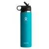 Gear 'Hydro Flask' 24 Oz. Wide Mouth W/Flex Straw Lid - Laguna