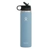 'Hydro Flask' 24 Oz. Wide Mouth W/Flex Straw Lid - Rain Gear
