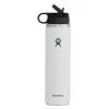 Gear 'Hydro Flask' 24 Oz. Wide Mouth W/Flex Straw Lid - White 2 Gear 'Hydro Flask' 24 Oz. Wide Mouth W/Flex Straw Lid - White