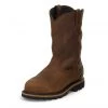 Justin Brands Pulley Waterproof Internal Met Guard Boot - Brown / Dark Tan Men 2 Justin Brands Pulley Waterproof Internal Met Guard Boot - Brown / Dark Tan Men