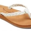 'Roxy' Women's Lorraine Braid Sandal - White
