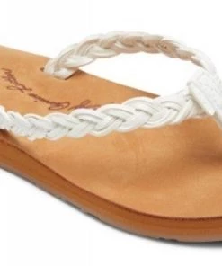 'Roxy' Women's Lorraine Braid Sandal - White